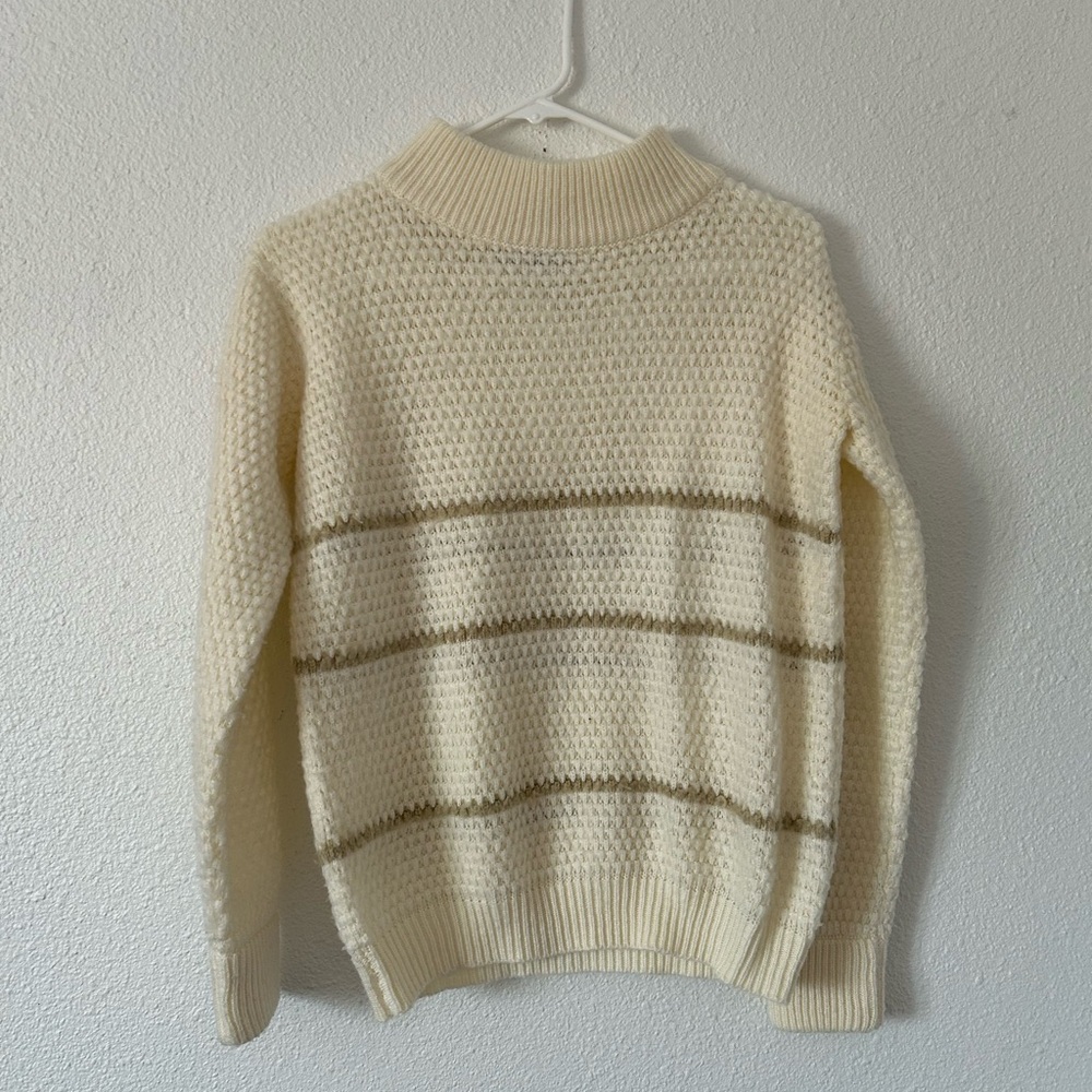 Rue stiic for anthropologie knit striped crewneck sweater sz xs